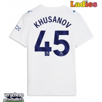 Manchester City Abdukodir Khusanov #45 Replica Third Shirt Ladies 2026-27 Short Sleeve